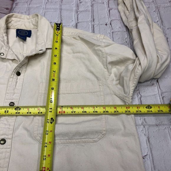 Vintage Gap Men Long Sleeve Cotton Button Snap Shirt Top Size Medium M098 -7 - Picture 4 of 9